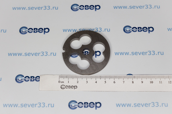 Решетка мясорубки Ротор MRZ040=BR013 тол 5мм_2