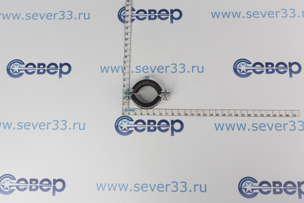 Хомут с рез. 1 (32-35 мм) М8 (шпилька+дюбель)_2