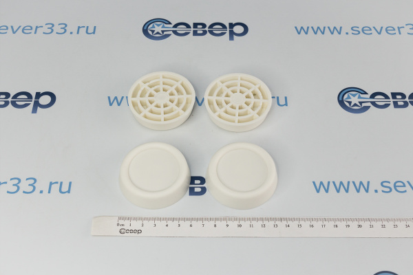 Антивибрационные подставки Ozone CMA-17W, белые круглые_3