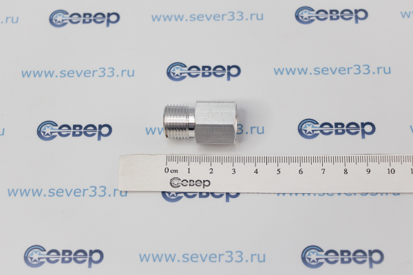 Переход алюминиевый FLARE - O-RING Вн.Нар. 58”-18UNF 8мм 38”_2