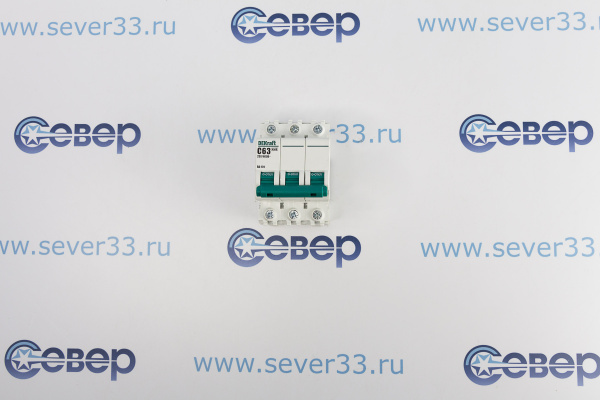 Выключатель автоматический Dekraft 3P C 63А ВА-103 4.5кА_6