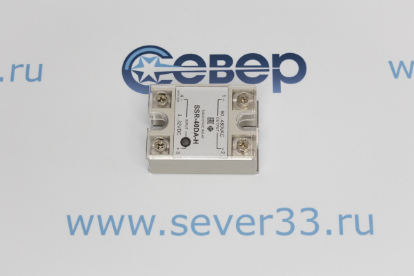 Твердотельное реле SSR-40DA-H 40А 3-32В DC, контроль 90...480В_2