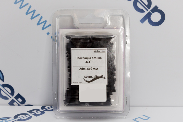 Прокладка Water Line резина (24x14мм) 3_4_1