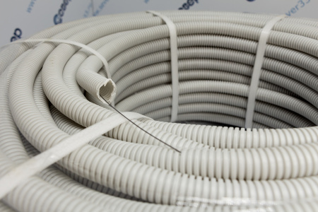 Гофра с протяжкой 20 серая | Продажа, монтаж и обслуживание холодильного оборудования | Север33