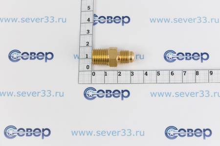 Шредер SAE 1/4" - NPT 1/4" UC-4B | Продажа, монтаж и обслуживание холодильного оборудования | Север33