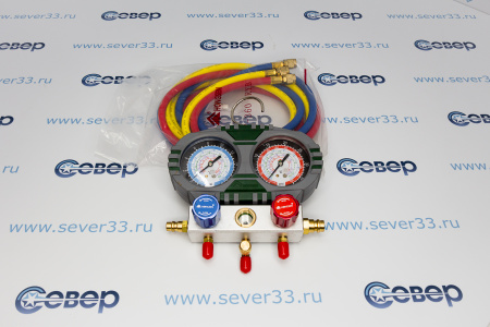 Коллектор двухвентильный Hongsen R22/134/404/407 HS-S60-101 | Продажа, монтаж и обслуживание холодильного оборудования | Север33