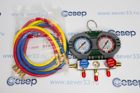Коллектор двухвентильный Hongsen R22/134/404/407 HS-S60-101 | Продажа, монтаж и обслуживание холодильного оборудования | Север33