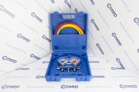 Коллектор двухвентильный Value VMG-2-R22 (R404,407,134,22)  в кейсе манометры 80 мм, 1/4" SAE | Продажа, монтаж и обслуживание холодильного оборудования | Север33