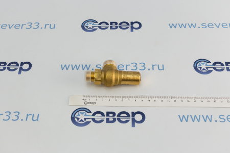 Клапан сброса давления угловой NPT D 7/СS 3/8 GAS 1/2  30 бар | Продажа, монтаж и обслуживание холодильного оборудования | Север33