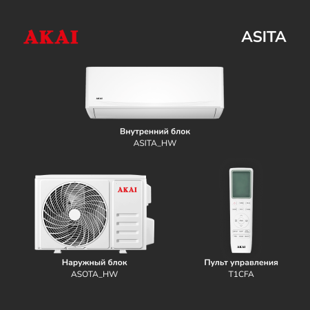 Сплит-система AKAI ASITA50HW / ASOTA50HW On/off | Продажа, монтаж и обслуживание холодильного оборудования | Север33