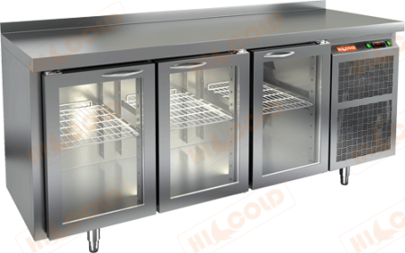 Холодильный стол HICOLD BNG 111 HT, бок, 3 двери (+2...+10°С) | Продажа, монтаж и обслуживание холодильного оборудования | Север33
