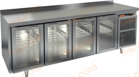 Холодильный стол HICOLD BNG 1111 HT, бок, 4 двери (+2...+10°С) | Продажа, монтаж и обслуживание холодильного оборудования | Север33