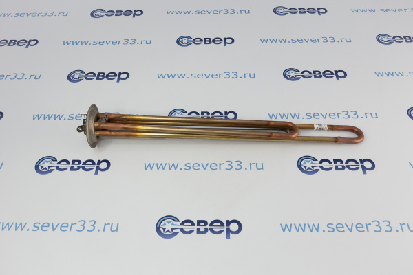 ТЭН RF 2500W(1000+1500), TW, медь, Ø64мм, М4, клеммы под разъем+под винт, Shuttle, L400мм_1