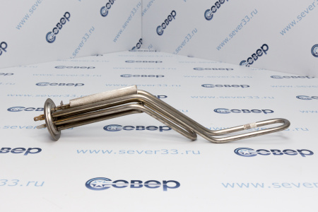 ТЭН RF 2000W(700+1300), ИТА, нерж, Ø64, М4, клеммы под разъем, L350мм, горизонтальный,  + анод М | Продажа, монтаж и обслуживание холодильного оборудования | Север33
