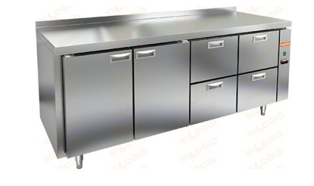 Холодильный стол HICOLD GN 1122/TN P, без агрегата, 2 двери, 4 ящика (-2...+10°С) | Продажа, монтаж и обслуживание холодильного оборудования | Север33