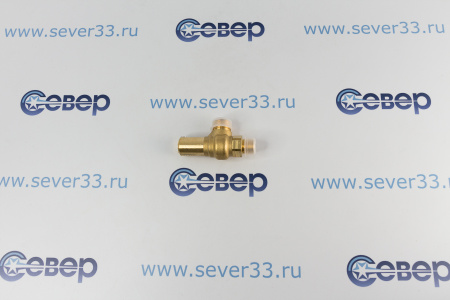 Клапан сброса давления NPT D 7/СS 3/8 GAS 1/2, brass, PTFE (-196/+250) - 30 бар | Продажа, монтаж и обслуживание холодильного оборудования | Север33