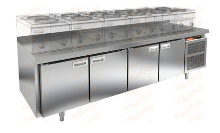 Стол охлаждаемый под тепловое оборудование HICOLD SN 1111/TN LT (-2...+10°С) | Продажа, монтаж и обслуживание холодильного оборудования | Север33