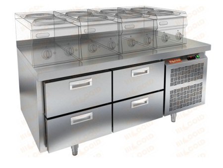 Стол охлаждаемый под тепловое оборудование HICOLD SN 22/TN LT (-2...+10°С) | Продажа, монтаж и обслуживание холодильного оборудования | Север33