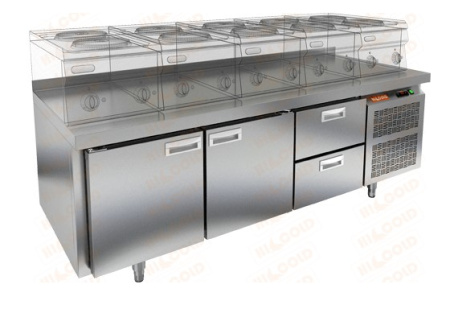 Стол охлаждаемый под тепловое оборудование HICOLD SN 112/TN LT (-2...+10°С) | Продажа, монтаж и обслуживание холодильного оборудования | Север33