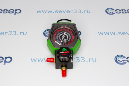Коллектор одновентильный Super Stars ST-B168H (R22/32/134/410) с манометром, без шлангов | Продажа, монтаж и обслуживание холодильного оборудования | Север33
