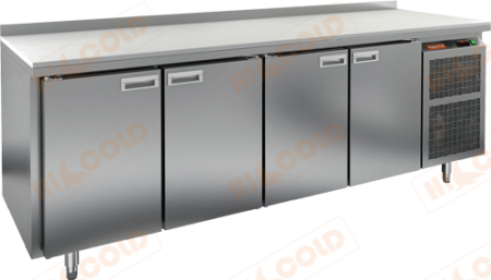Холодильный стол HICOLD SN1111/TN, полипропилен, бок, 4 двери (-2...+10°С) | Продажа, монтаж и обслуживание холодильного оборудования | Север33