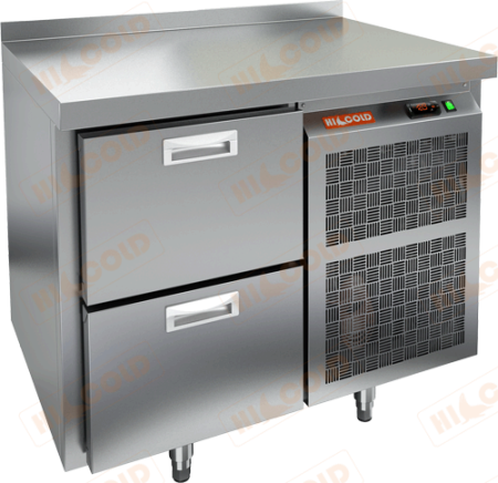 Холодильный стол HICOLD GN 2 BR2 TN, бок, 2 ящика (-2...+10°С) | Продажа, монтаж и обслуживание холодильного оборудования | Север33