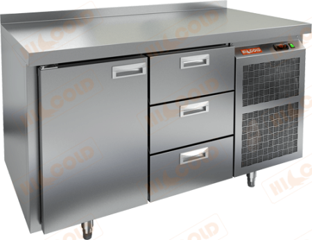 Холодильный стол HICOLD BN13 BR2 TN, бок, 3 ящика, 1 дверь (-2...+10°С) | Продажа, монтаж и обслуживание холодильного оборудования | Север33