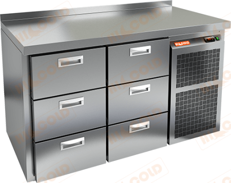 Холодильный стол HICOLD SN 33 BR2 TN, бок, 6 ящиков (-2...+10°С) | Продажа, монтаж и обслуживание холодильного оборудования | Север33