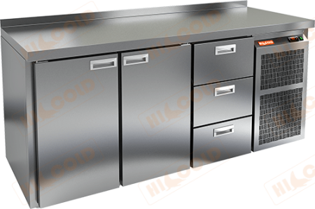 Холодильный стол HICOLD BN 113 BR2 TN, бок, 3 ящика, 2 двери (-2...+10°С) | Продажа, монтаж и обслуживание холодильного оборудования | Север33
