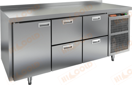Холодильный стол HICOLD SN 122/TN, бок, 4 ящика, 1 дверь (-2...+10°С) | Продажа, монтаж и обслуживание холодильного оборудования | Север33