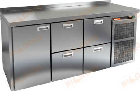 Холодильный стол HICOLD GN 122 BR2 TN, бок, 4 ящика, 1 дверь (-2...+10°С) | Продажа, монтаж и обслуживание холодильного оборудования | Север33