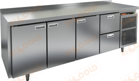 Холодильный стол HICOLD GN 1112/TN, нижн, 3 ящика, 2 двери (-2...+10°С) | Продажа, монтаж и обслуживание холодильного оборудования | Север33