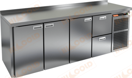 Холодильный стол HICOLD BN 1112 BR2 TN, бок, 2 ящика, 3 двери (-2...+10°С) | Продажа, монтаж и обслуживание холодильного оборудования | Север33