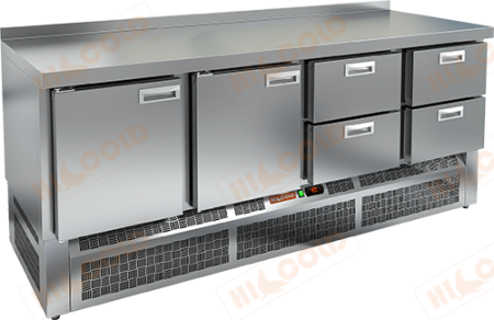 Холодильный стол HICOLD SNE 1122/TN, нижн, 4 ящика, 2 двери (-2...+10°С) | Продажа, монтаж и обслуживание холодильного оборудования | Север33