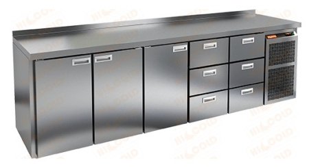 Холодильный стол HICOLD SN 11133 BR2 TN, бок, 6 ящиков, 3 двери (-2...+10°С) | Продажа, монтаж и обслуживание холодильного оборудования | Север33