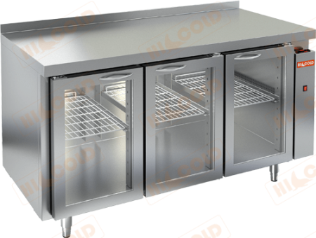 Стол охлаждаемый HICOLD SNG 111 HT P, бок, 3 двери (+2...+10°С) | Продажа, монтаж и обслуживание холодильного оборудования | Север33