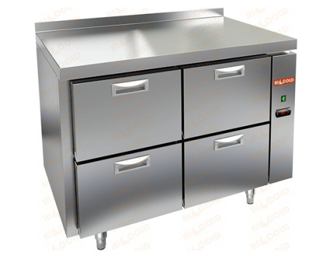 Холодильный стол HICOLD GN 22/TN P без агрегата, 4 ящика (-2...+10°С) | Продажа, монтаж и обслуживание холодильного оборудования | Север33