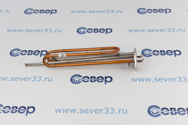 Нагрев. Элемент TW RF64 2.0 кВт , медь, Ø64, М6, клеммы под винт, L290мм_1