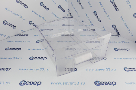 Ящик Бирюса-112,114 прозрачный (400х310х135) | Продажа, монтаж и обслуживание холодильного оборудования | Север33