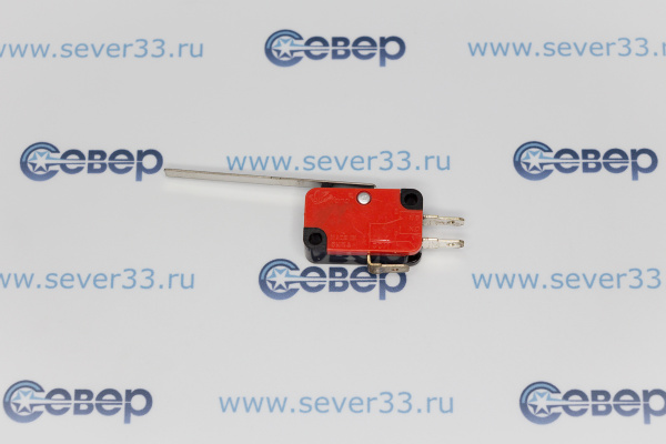 Микровыключатель для СВЧ 3-х контактный с длинным рычагом_1