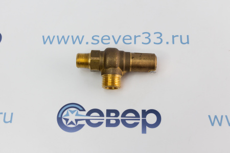 Клапан сброса давления угловой Gost NPT D 7/СS 3/8 GAS 1/2  28 бар | Продажа, монтаж и обслуживание холодильного оборудования | Север33