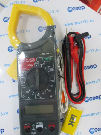 Клещи токоизмерительные Expert 266C (TCM-1C-266) | Продажа, монтаж и обслуживание холодильного оборудования | Север33
