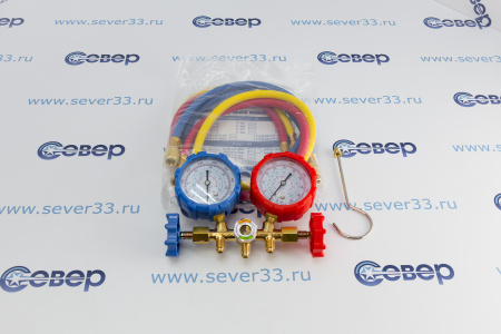 Коллектор двухвентильный CT-536 G (R-410A, R-22, R-134, R-404) с шланг. в компл. | Продажа, монтаж и обслуживание холодильного оборудования | Север33