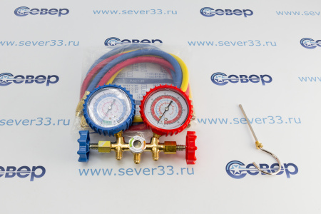 Коллектор двухвентильный CT-536 G (R-12, R-22, R-134, R-404) с шланг. 90 см. в компл. | Продажа, монтаж и обслуживание холодильного оборудования | Север33