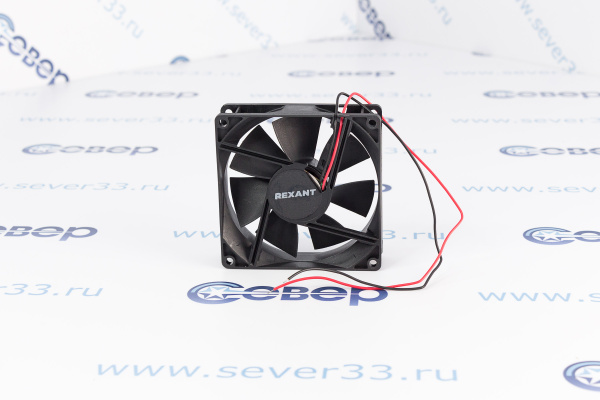 Вентилятор плоский (квадратный) 92x92x25 (24V)_1
