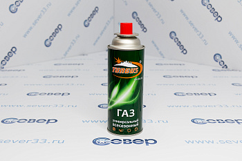 Газ для порт. плит "Tungus" Premium" метал. баллон, 220гр. цанг. (всесезонный)