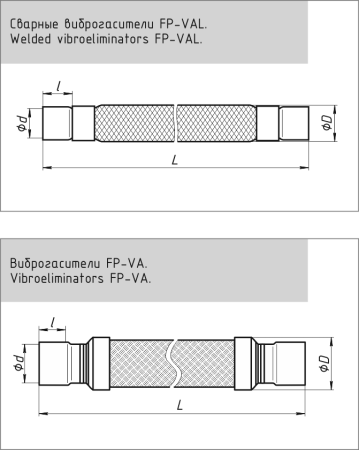 Виброгаситель FP-VA-158 | Продажа, монтаж и обслуживание холодильного оборудования | Север33