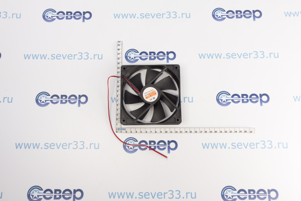 Вентилятор плоский (квадратный) 120x120x25 (12V)_3