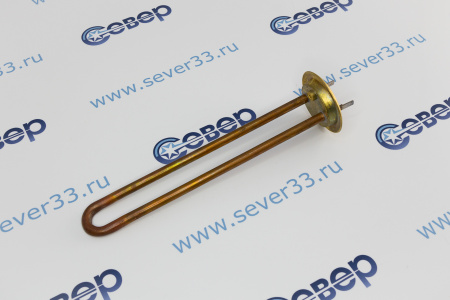 ТЭН RF 700W, TW PREMIUM, медь, Ø64мм, М4, клеммы под разъем, L250мм, латунный фланец, 220V | Продажа, монтаж и обслуживание холодильного оборудования | Север33