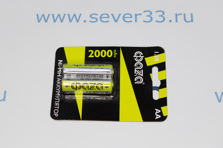 Аккумулятор ФАZА R6 2000mAh AA BL-2 | Продажа, монтаж и обслуживание холодильного оборудования | Север33